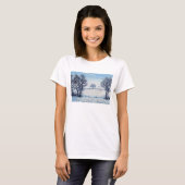 T-shirt Une promenade d'hivers (Devant entier)