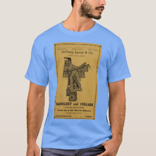 T-shirt Une publicité vintage pour les selles de cowboy