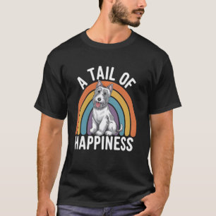 T-shirt Une queue de bonheur Scottish Terrier Chien Retro