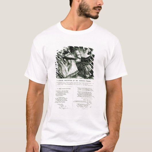 T-shirt Une réfutation logique de théorie de M. Darwin (Devant)