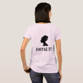 T-shirt Une Reine certainement (Dos entier)