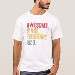 T-shirt Une Reine Est Née En Janvier 1950 71E Anniversaire