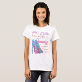 T-shirt Une reine est née en janvier, heureux anniversaire (Devant entier)