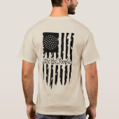 T-shirt Une République sous Dieu - Chemise de couleur clai (Dos)