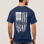 T-shirt Une République sous Dieu - Chemise noire (Dos)