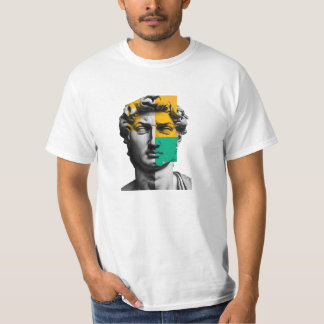T-shirt Une sculpture 3D moderne "David de Michel-Ange"
