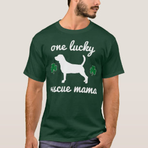 T-shirt Une Secourt chanceuse maman d'accueil chien mère i