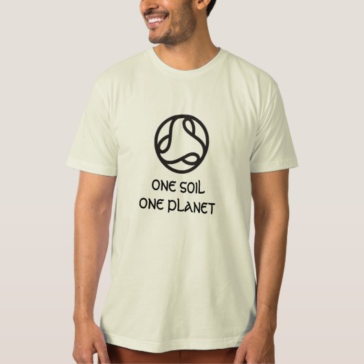 T-SHIRT UNE SEULE PLANÈTE DE SOL (Devant)