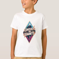 Une silhouette de sommet de montagne avec la phras