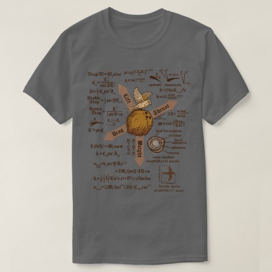 T-shirt Une simple question des ratios de poids 2 (Design devant)