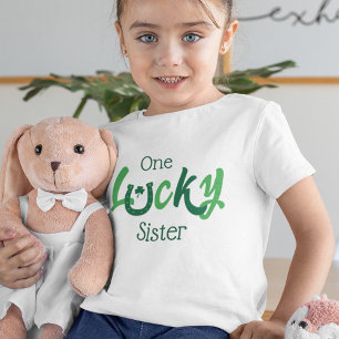 T-Shirt Une Soeur chanceuse   Personnalisable St Patrick's