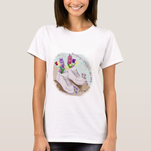 T-shirt Une source dans votre démarche (Devant)