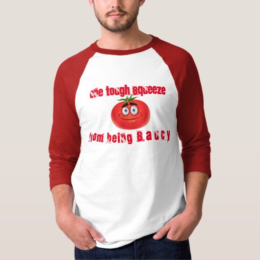 T-shirt Une Squeeze Dure De Saucisse (Devant)