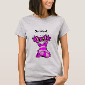 T-shirt Une surprise plus aimable ? Chat drôle de bande (Devant)