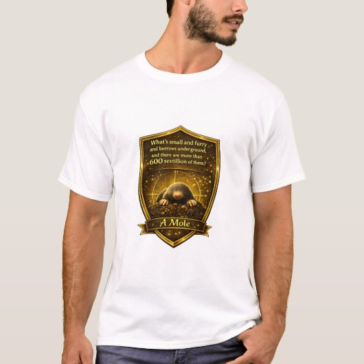 T-shirt Une taupe (Devant)