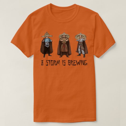 T-shirt Une tempête se prépare 5 (Design devant)