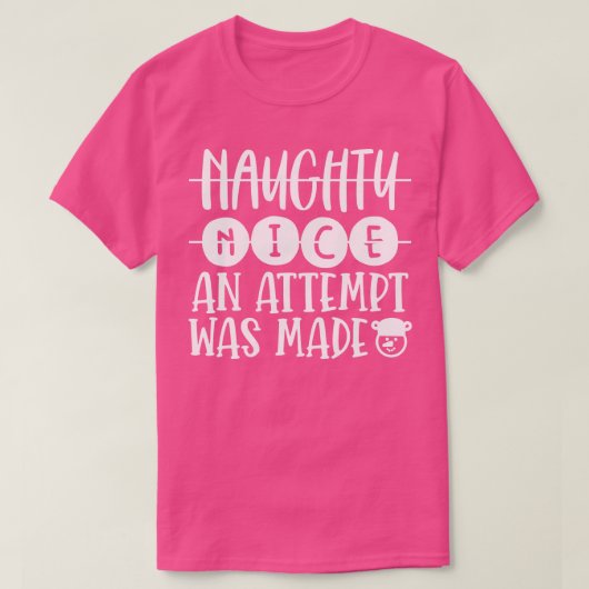 T-shirt Une tentative a été faite (Design devant)
