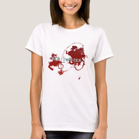 T-shirt Une tornade rouge d'Anime (Devant)