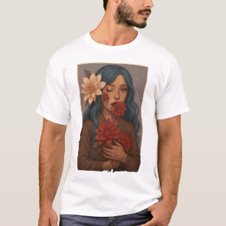 T-shirt Une tragédie en fleurs (Hanahaki)