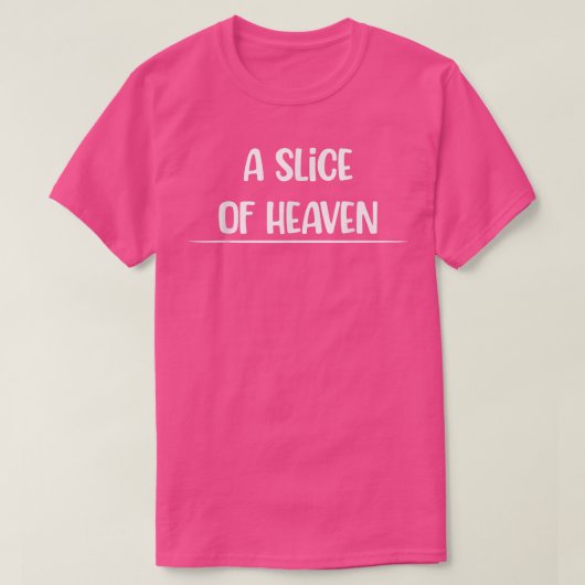 T-shirt Une tranche de paradis (Design devant)