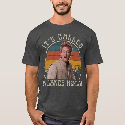 T-shirt Une vente de chevalier ça s'appelle une lance Hell (Devant)