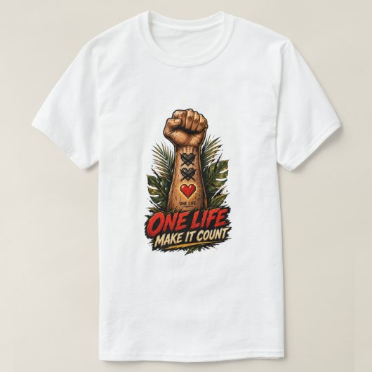 T-shirt Une vie (Design devant)