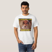 T-shirt Une vie de chien. (Devant entier)