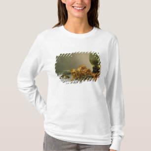 T-shirt Une vie immobile avec un Roemer et une tasse de