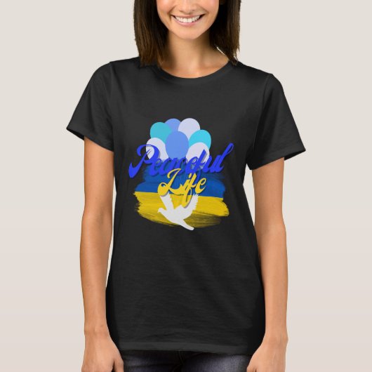 T-shirt Une vie paisible (Devant)