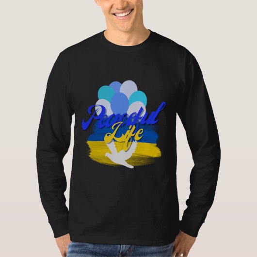T-shirt Une vie paisible (Devant)
