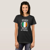 T-shirt Une vie sans Irlande est possible mais inutile I (Devant entier)