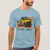 T-SHIRT UNE VIE. VIVE-LE. (Devant)