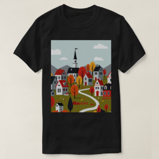 T-shirt Une ville dans la nature