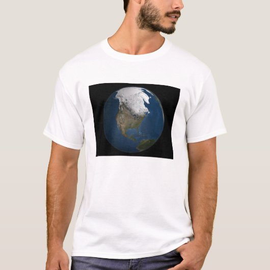 T-shirt Une vision globale de l'Amérique du Nord (Devant)
