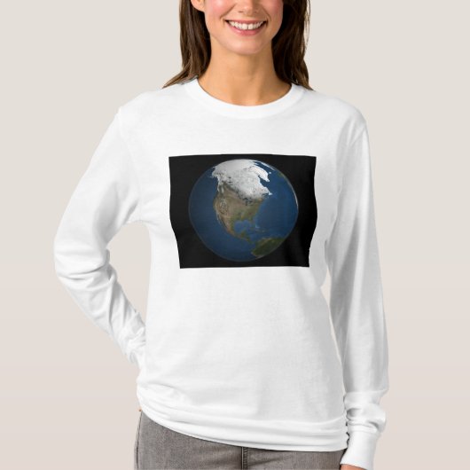 T-shirt Une vision globale de l'Amérique du Nord (Devant)