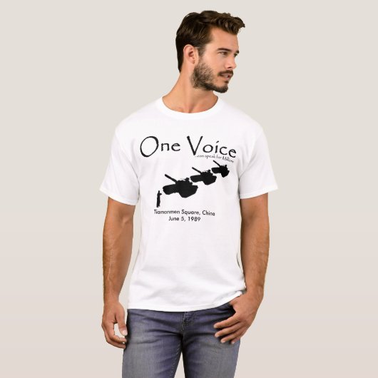 T-shirt Une voix (Devant entier)