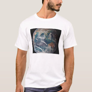 T-shirt Une vue complète de la Terre montrant les données 