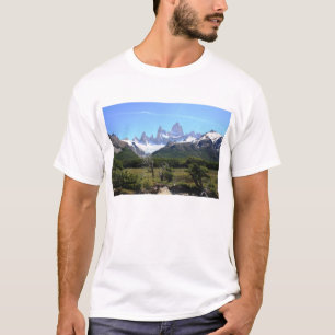T-shirt Une vue de bâti Fitz Roy