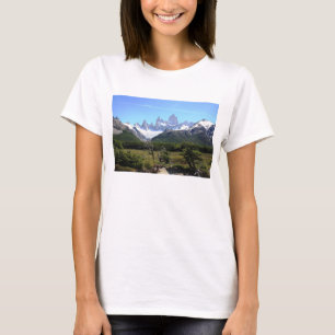 T-shirt Une vue de bâti Fitz Roy
