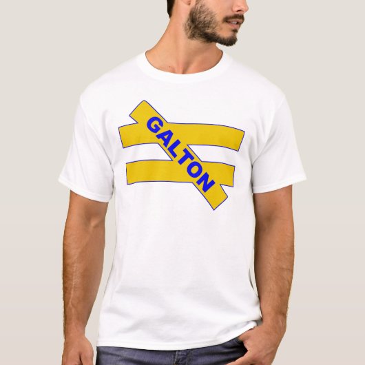 T-shirt Unequality - Francis Galton (Devant)