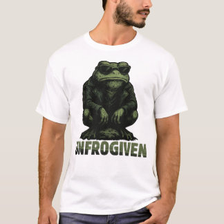 T-SHIRT UNFROGIVEN | STYLE D'ARMÉE NOIRE