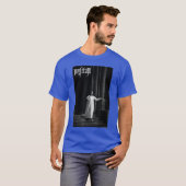 T-shirt Uni Black Gothic Horror Small Long Sleeve VNeck Ri (Devant entier)