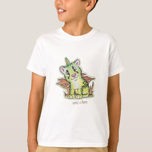 T-Shirt Uni-Chee pour Enfants (Devant)