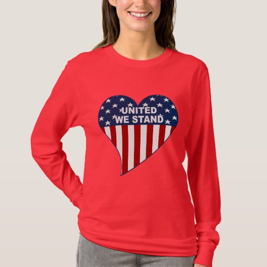 T-shirt Uni nous nous tenons (Devant)