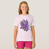 T-shirt Uni pourpre (Devant entier)