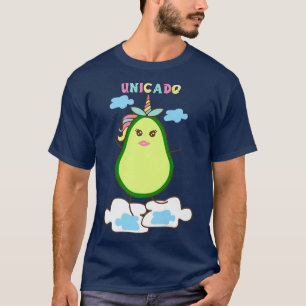 T-shirt Unicado, Hommes Femmes Unicorne, Amusant Avocado,