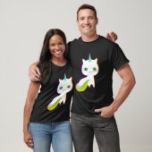 T-shirt Unicat Caticorn Meowgical Unicorn Chat Hommes Femm (Unisexe)