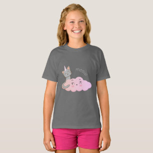 T-shirt unicat nuage meow