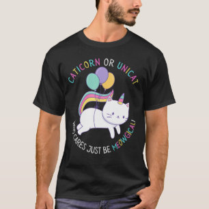 T-shirt Unicat Ou Caticorn Qui S'Occupe De Vous Unicorne C