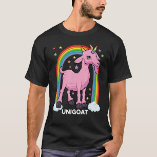 T-shirt UniChèvre chèvre Unicorn Croyez mignon fermier mag